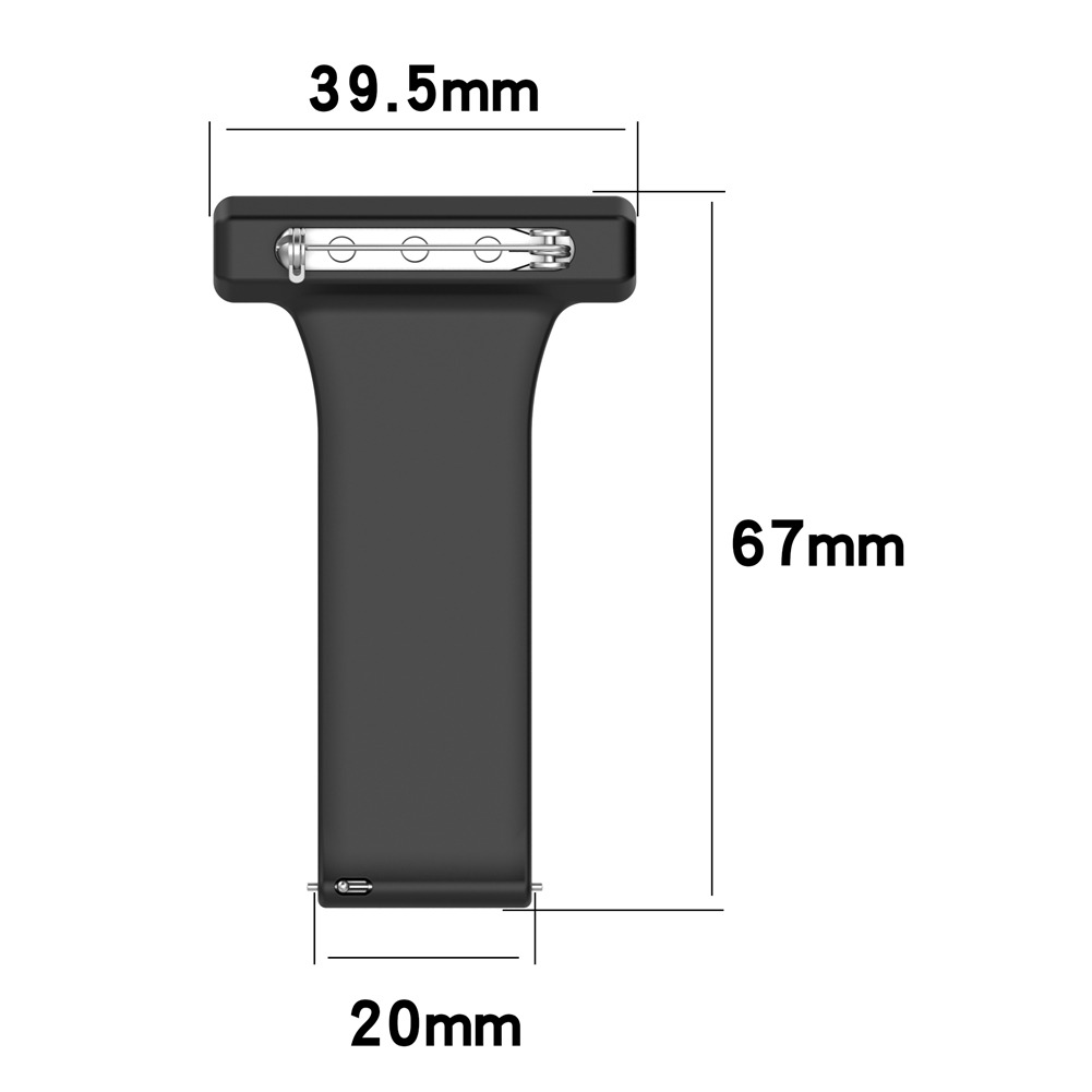 Pin Brooch Watch Strap 20MM 22 - Silicone Watch Band 22Mm avaliação e preço