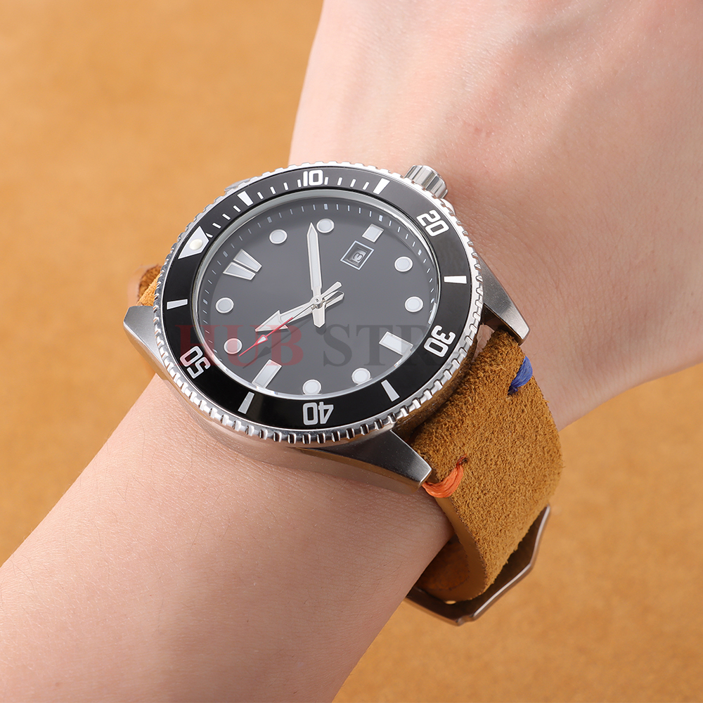 18mm 20mm 22mm Suede Leather S - Suede Strap Watch avaliação e preço