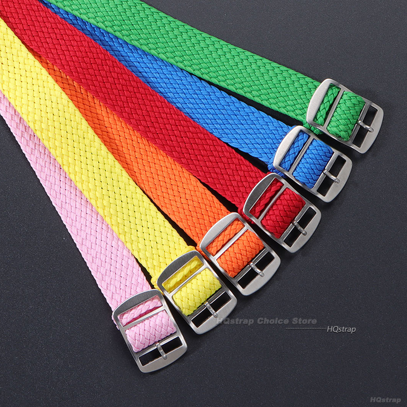 16mm 18mm 20mm 22mm Strap for  - Perlon Strap Woven avaliação e preço
