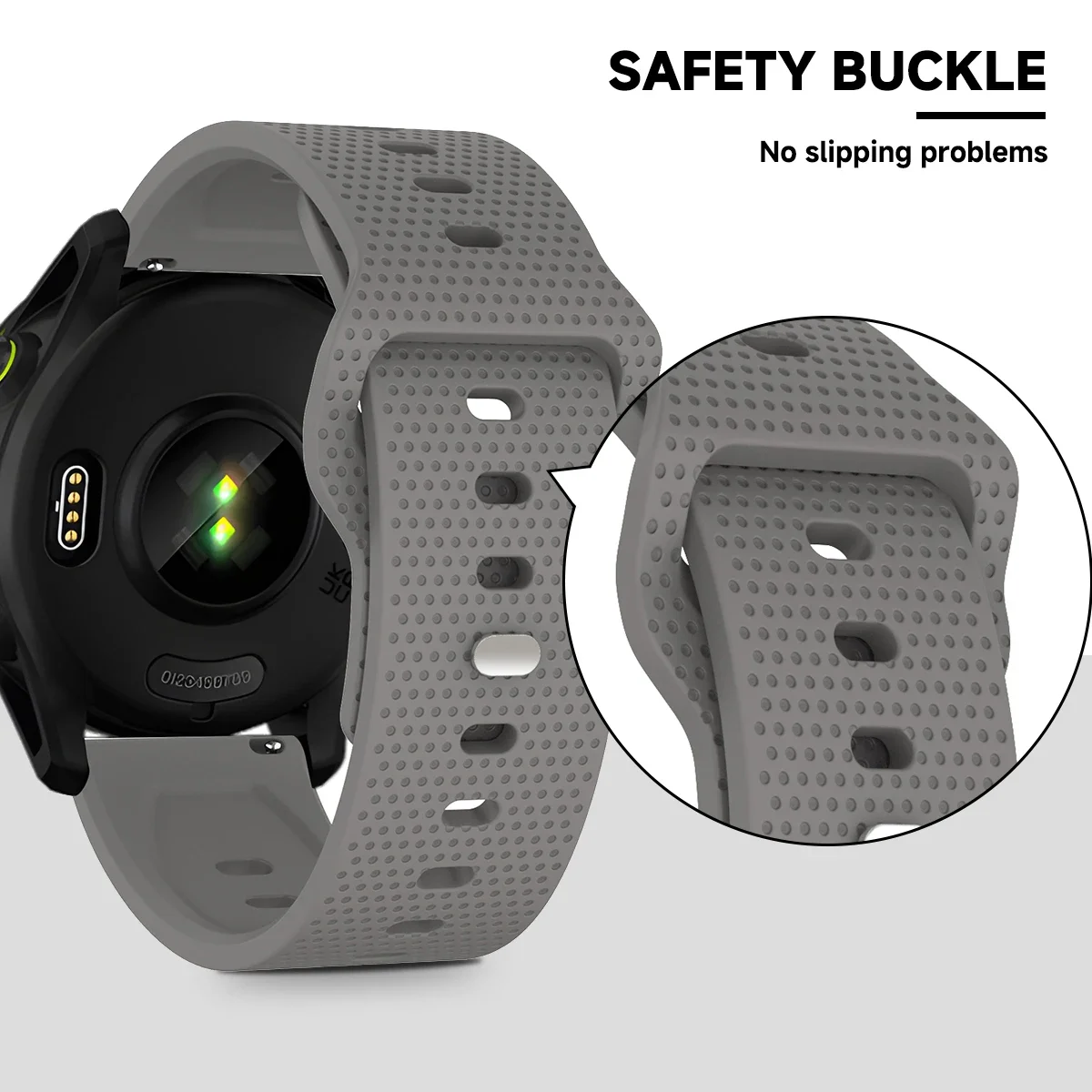 20mm 22mm Silicone Watch Strap - Silicone Watch Band 22Mm avaliação e preço