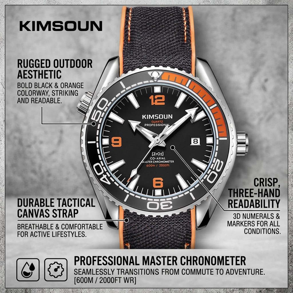 1 piece sporty men's watch wit - Canvas Strap Watch avaliação e preço