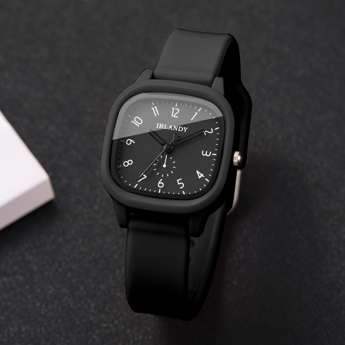 Fashion Square Women Quartz Wa - Silicone Band Women avaliação e preço
