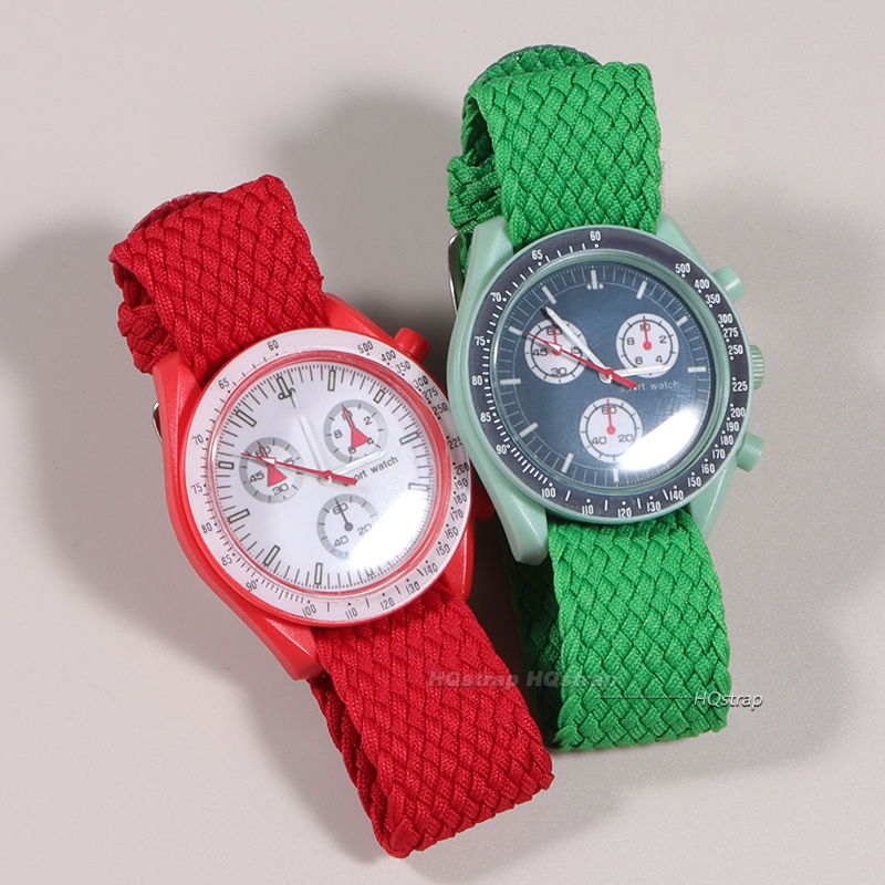 16mm 18mm 20mm 22mm Nylon Canv - Perlon Strap Woven avaliação e preço