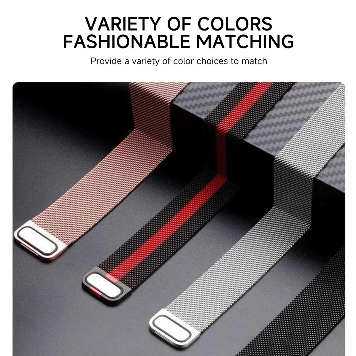 Metal Strap For Fitbit Versa 4 - Milanese Loop Magnetic avaliação e preço