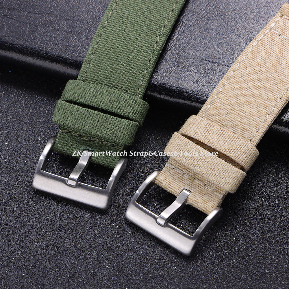 Nylon Watch Strap 20mm 22mm fo - Canvas Strap Watch avaliação e preço
