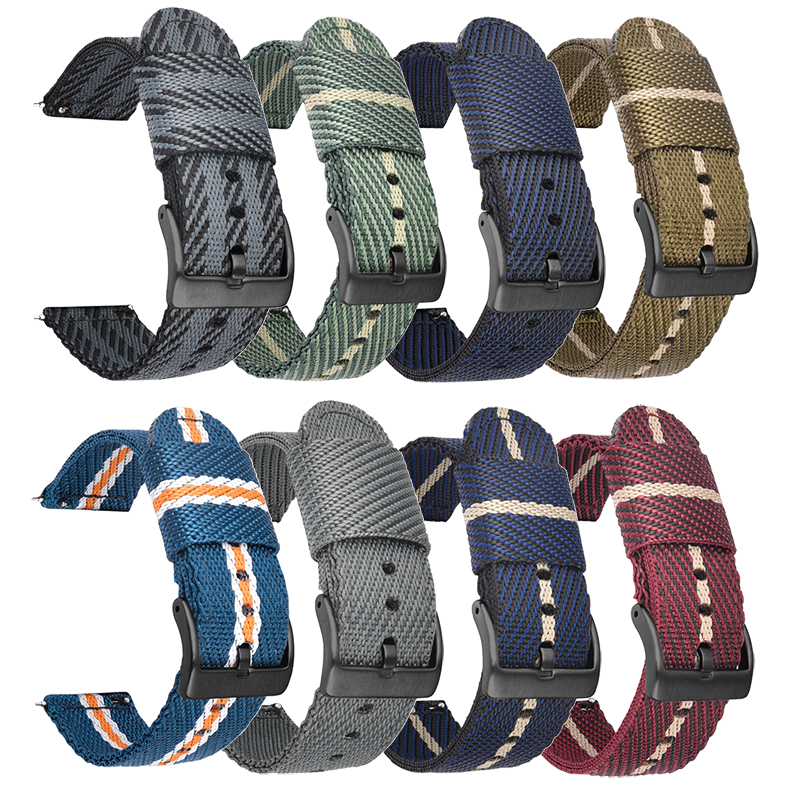Woven Nylon Strap 18mm 20mm 22 - Nato Strap Nylon avaliação e preço