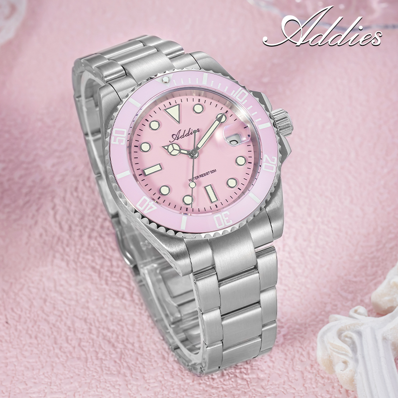 Addies New Women Watches Luxur - Butterfly Clasp Deployant avaliação e preço