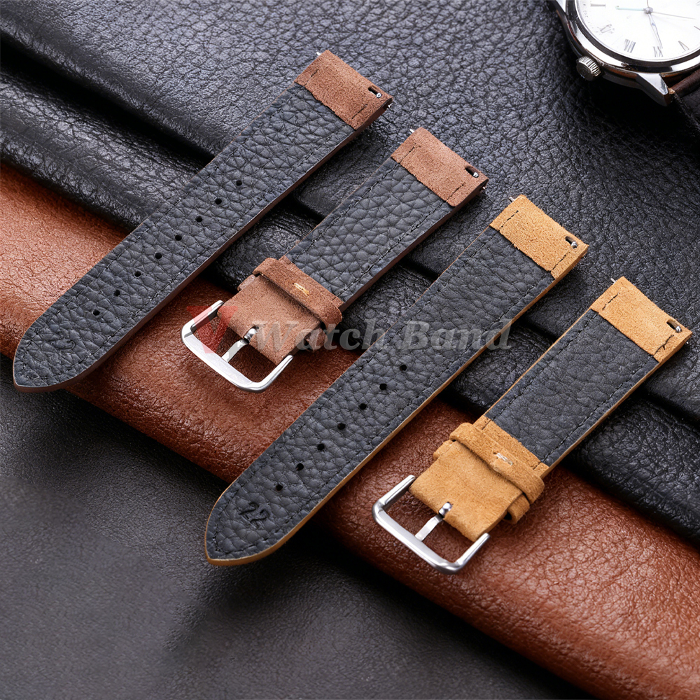 18/19/20/22mm Watch Band Genui - Suede Strap Watch avaliação e preço