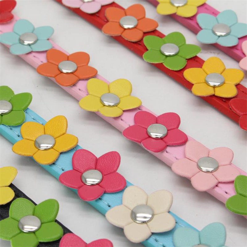Pu Leather Colorful Flower Stu - Leather Strap Quick Release avaliação e preço