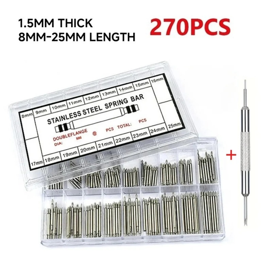 270pcs/Box Strainless Steel Sp - Spring Bar Tool Set avaliação e preço