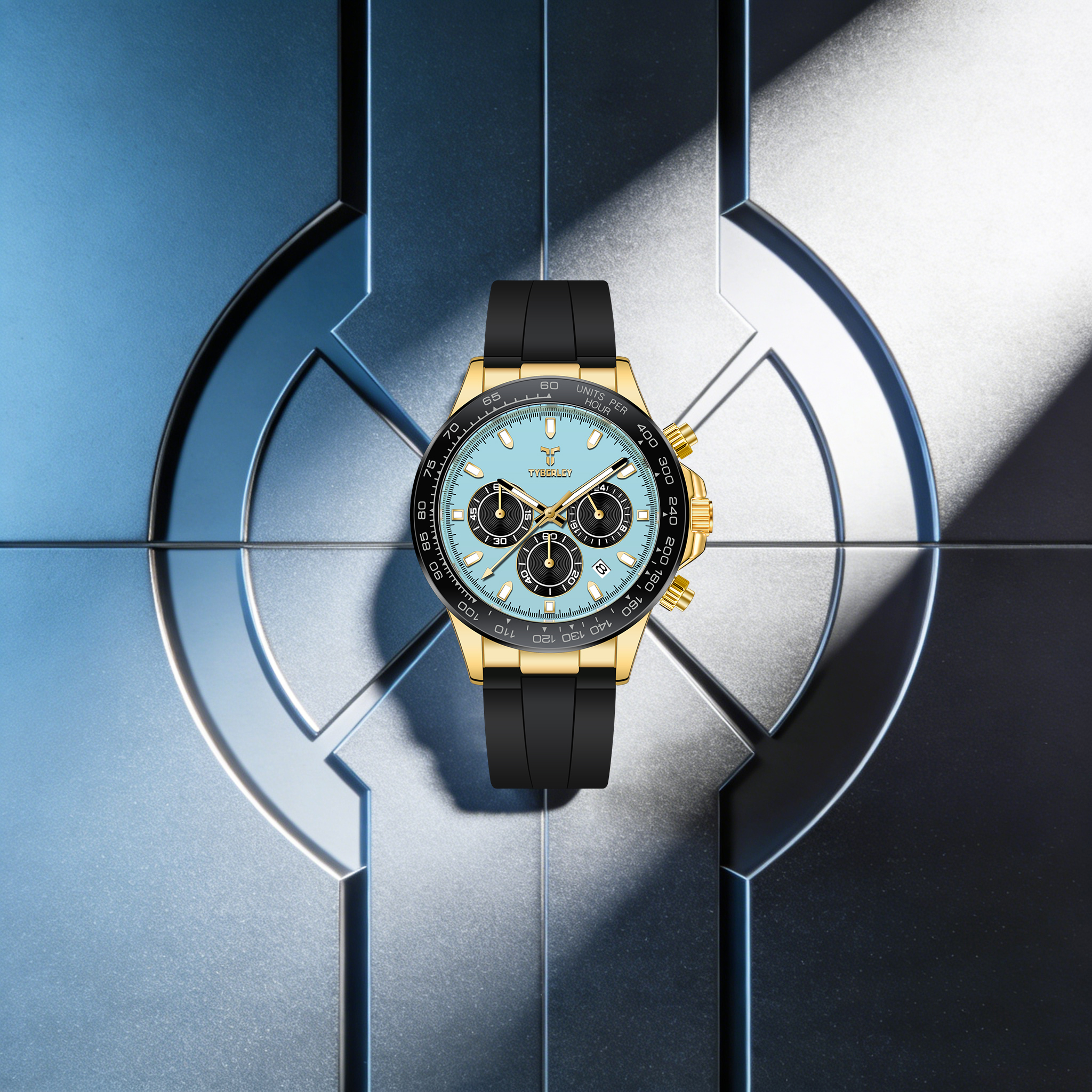 TYBERLEY Sophisticated Eleganc - Rubber Strap Diver avaliação e preço