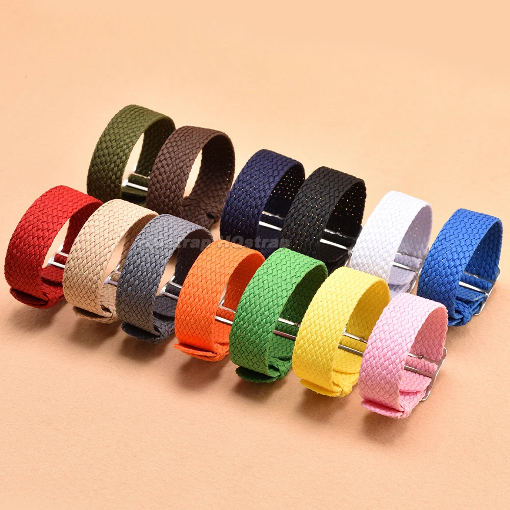 Woven Nylon Watch Strap 14mm 1 - Perlon Strap Woven avaliação e preço