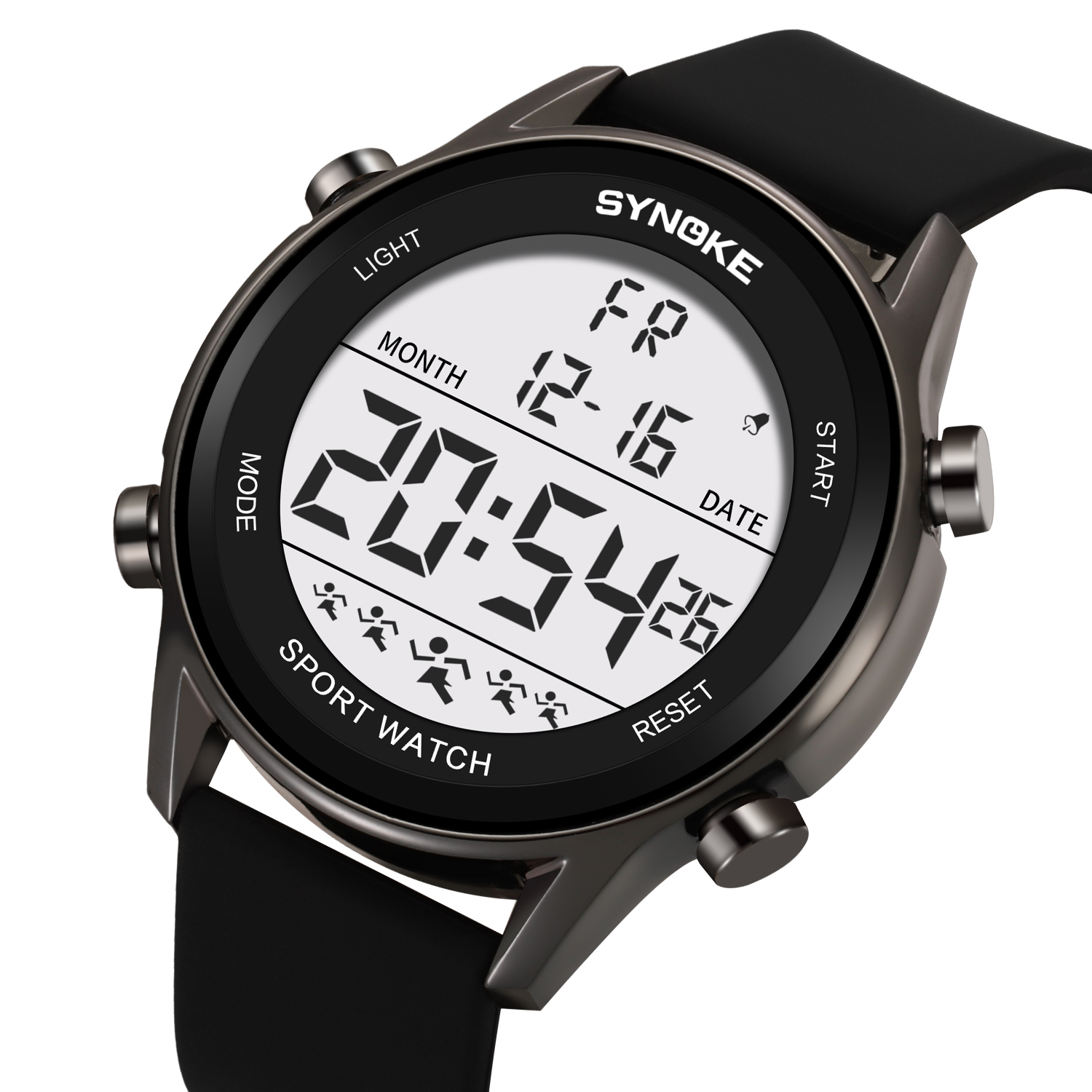 Digital Watches For Men Waterp - Rubber Strap Diver avaliação e preço
