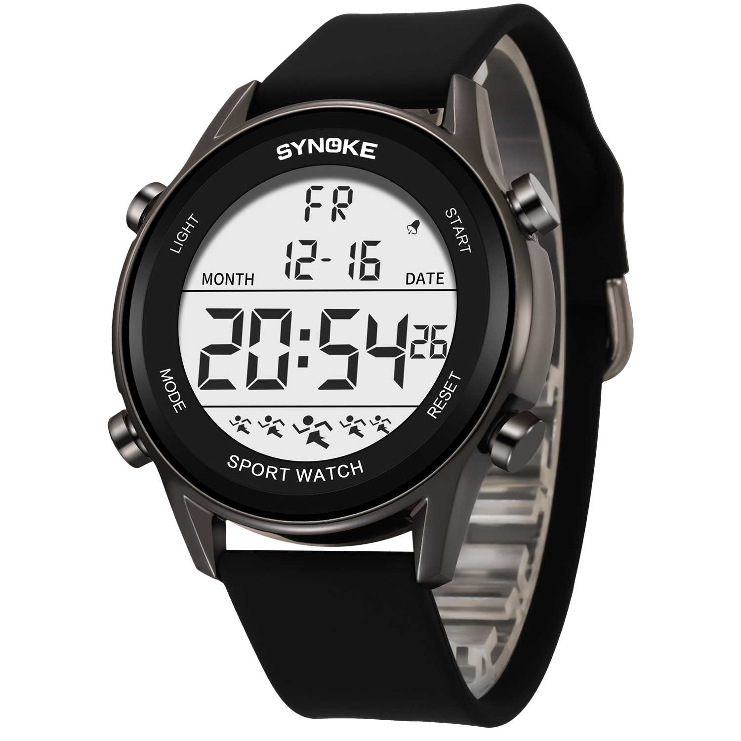 Digital Watches For Men Waterp - Rubber Strap Diver avaliação e preço