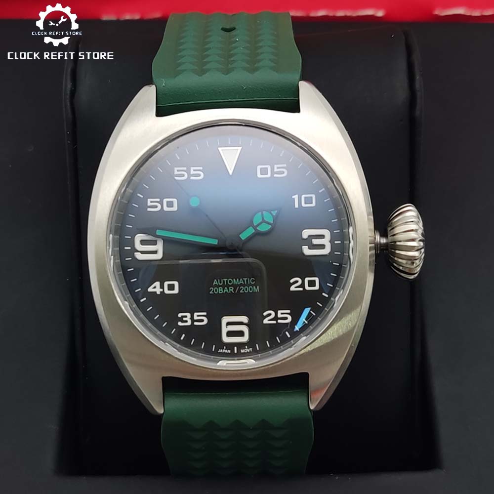 Fashion 36MM Self-Winding Move - Rubber Strap Diver avaliação e preço