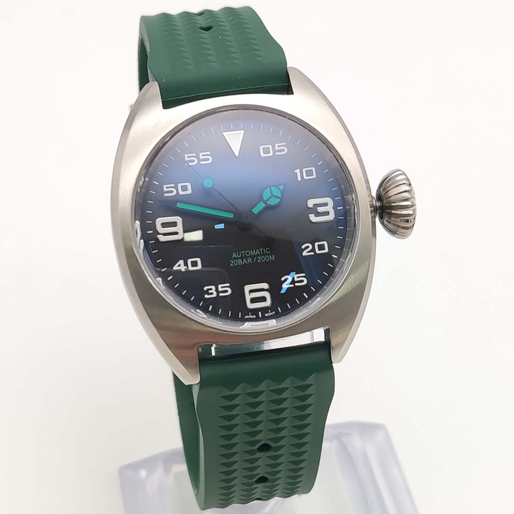 Fashion 36MM Self-Winding Move - Rubber Strap Diver avaliação e preço