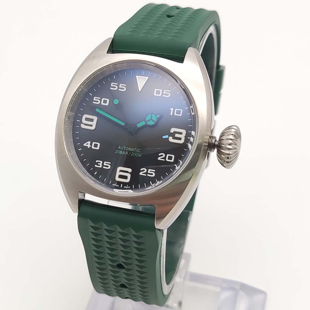 Fashion 36MM Self-Winding Move - Rubber Strap Diver avaliação e preço
