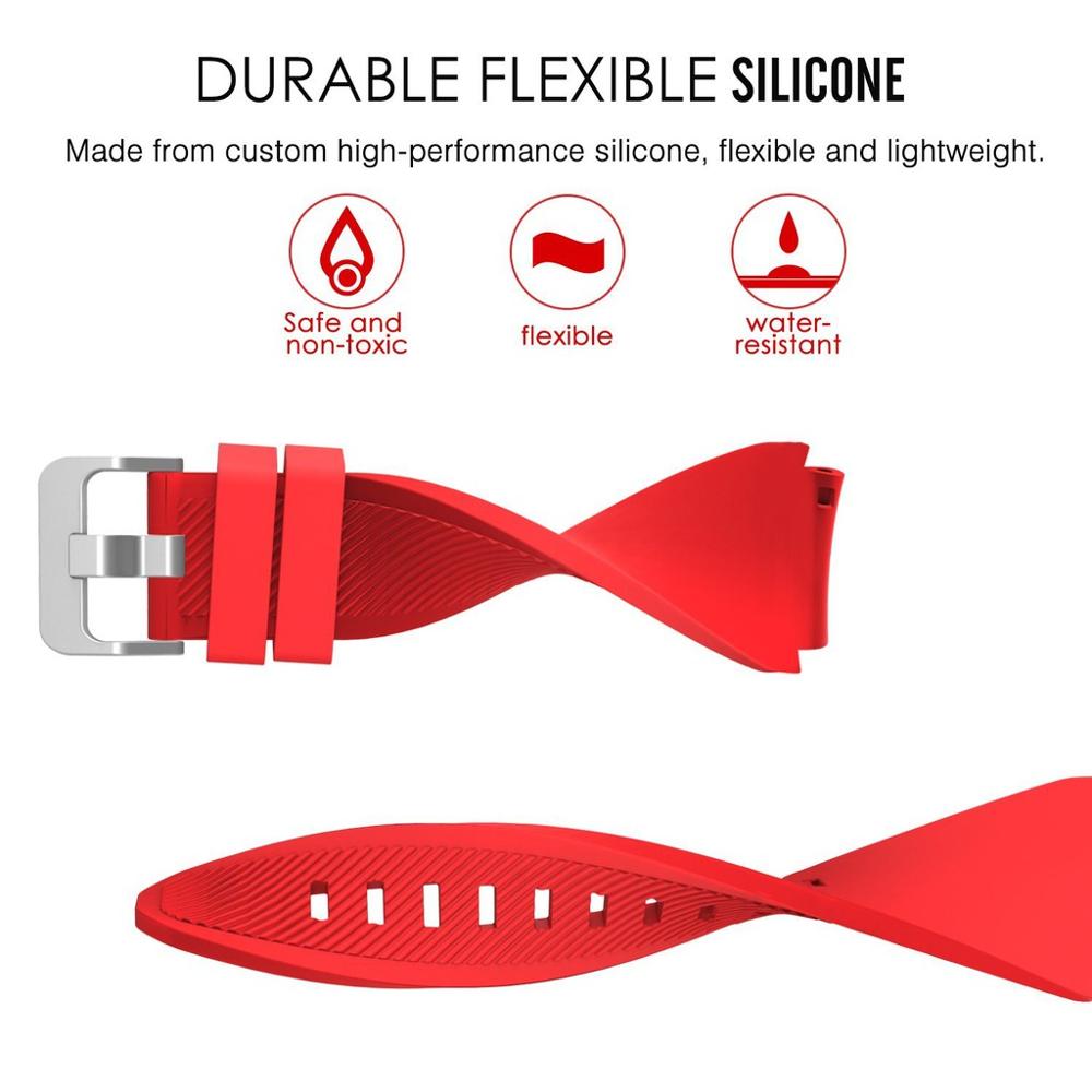 22mm Silicone Strap For Realme - Silicone Watch Band 22Mm avaliação e preço