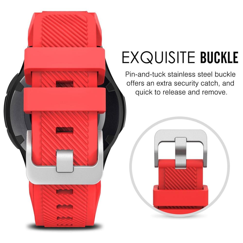 22mm Silicone Strap For Realme - Silicone Watch Band 22Mm avaliação e preço