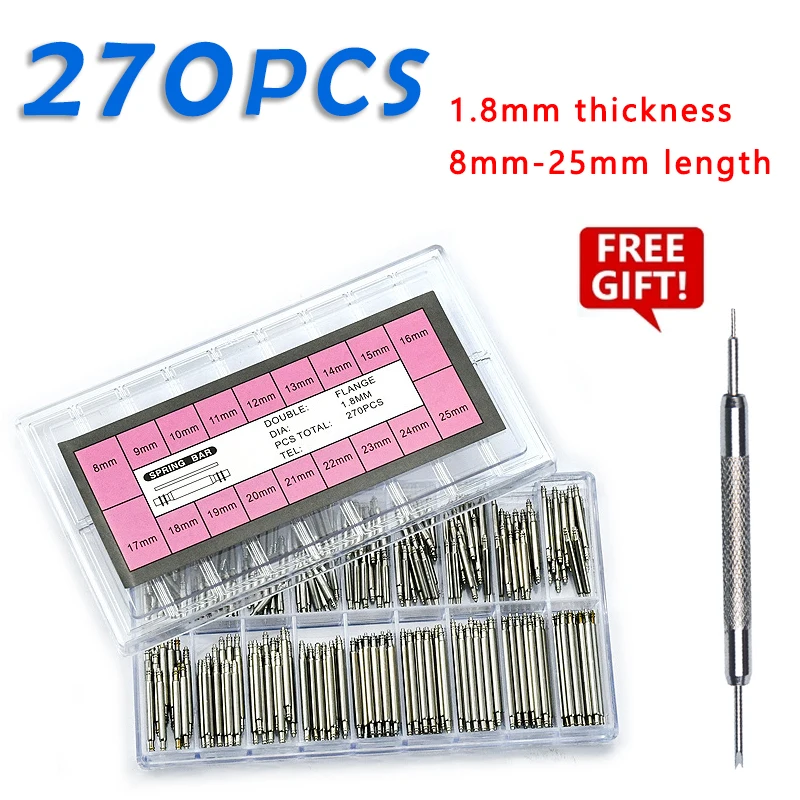 270pcs/set Strainless Steel Sp - Spring Bar Tool Set avaliação e preço