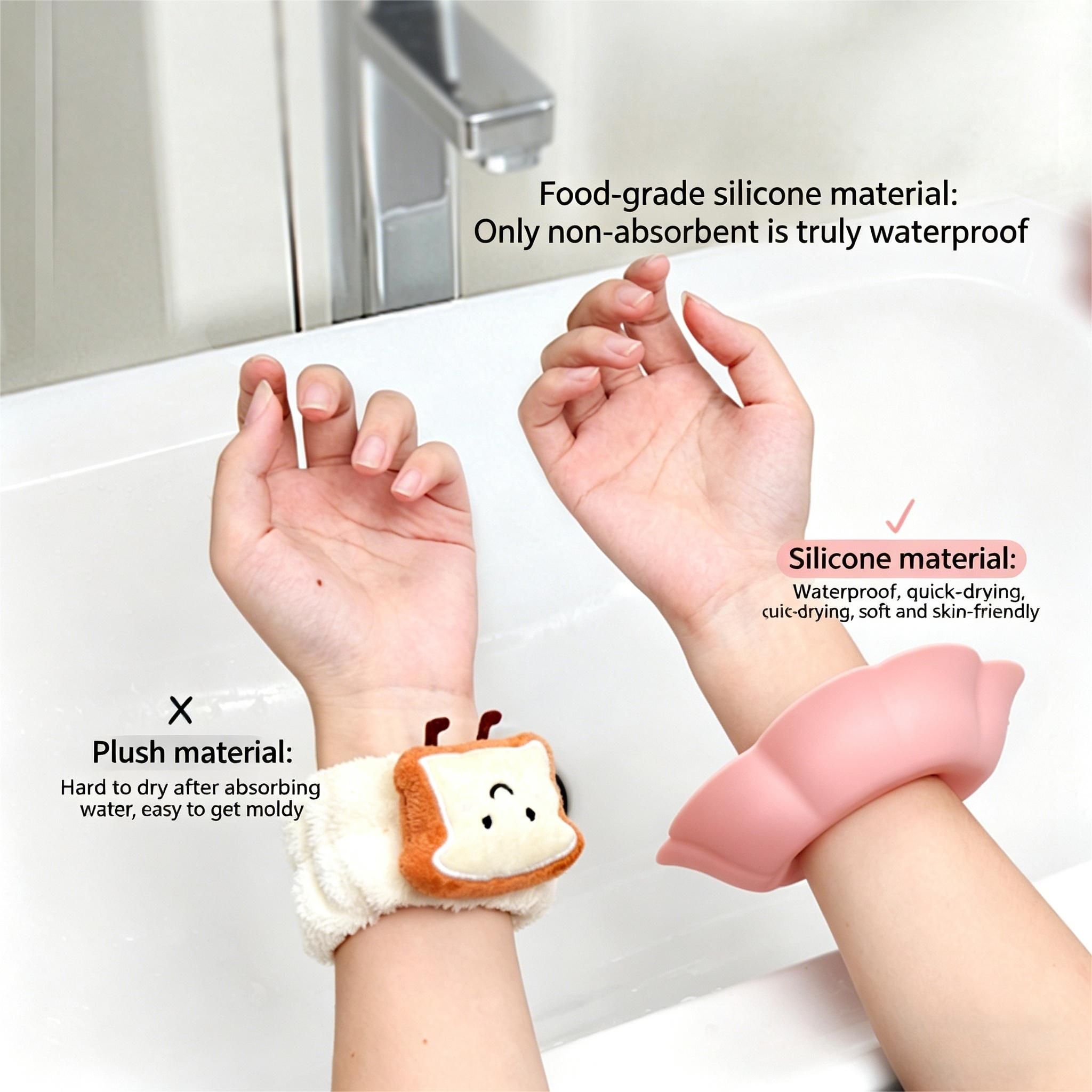 2Pcs Women Silicone Face Wash  - Silicone Band Women avaliação e preço