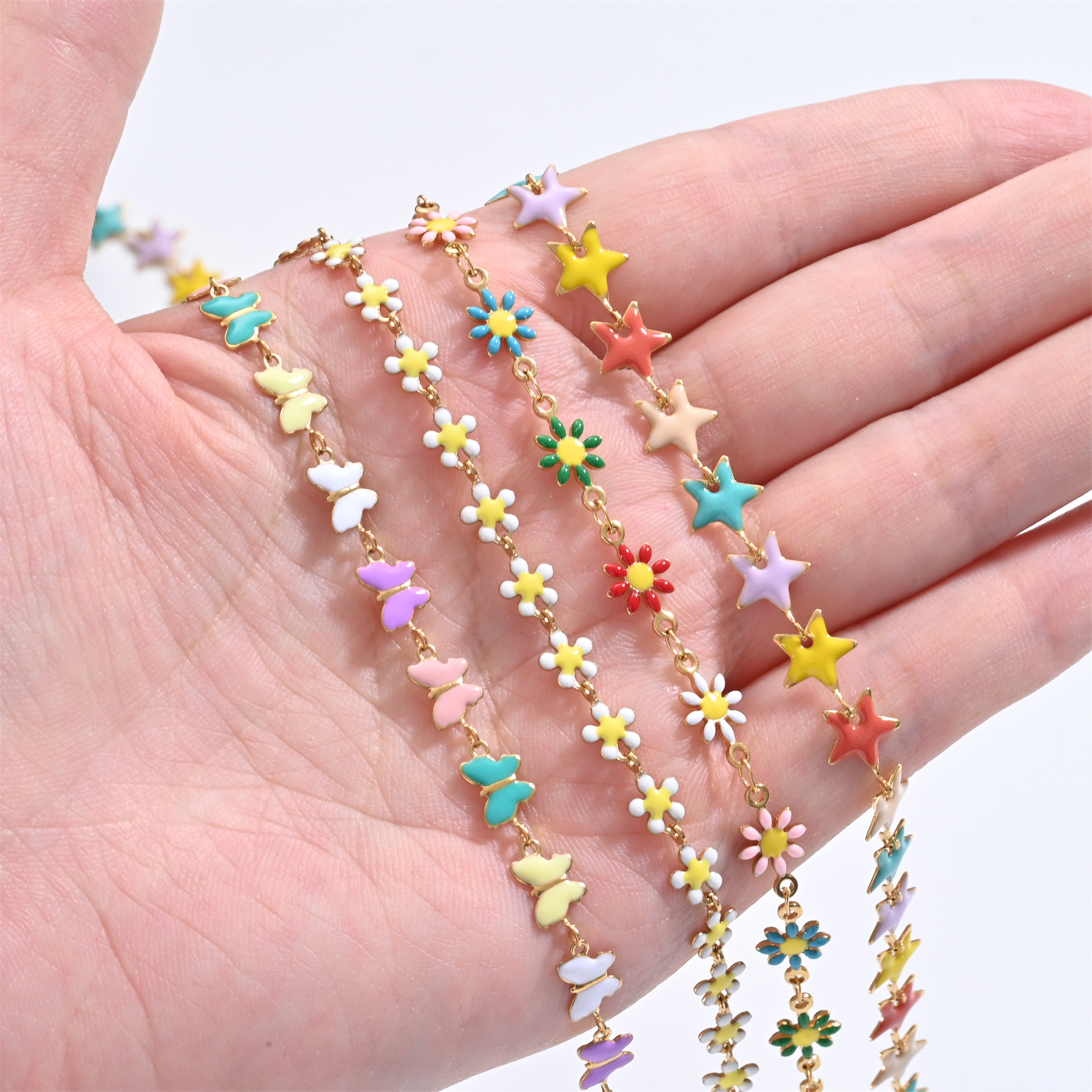 1Pcs Stainless Steel For Women - Butterfly Clasp Deployant avaliação e preço