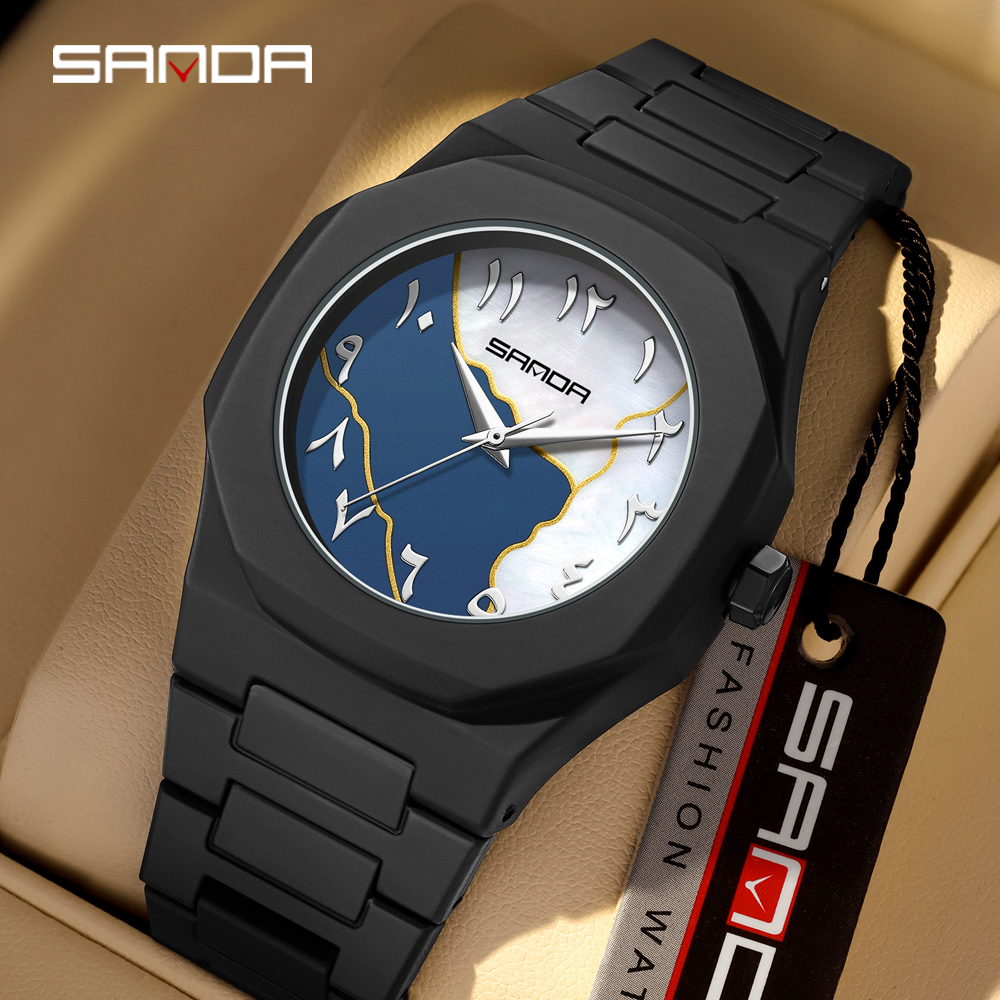 2025 SANDA Fashion Men's and W - Rubber Strap Diver avaliação e preço