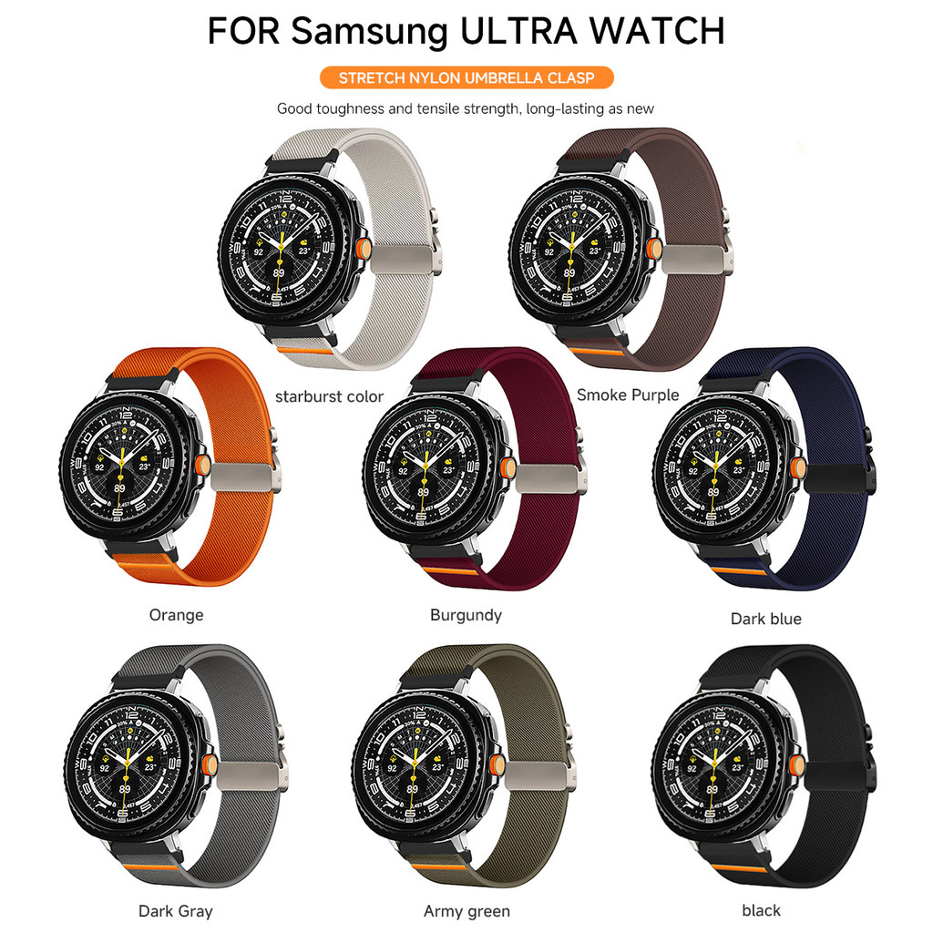 Nylon Strap For Samsung Galaxy - Parachute Strap Elastic avaliação e preço