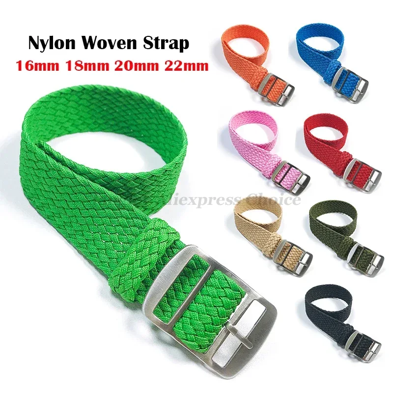 Fabric Woven Nylon Watch Band  - Perlon Strap Woven avaliação e preço