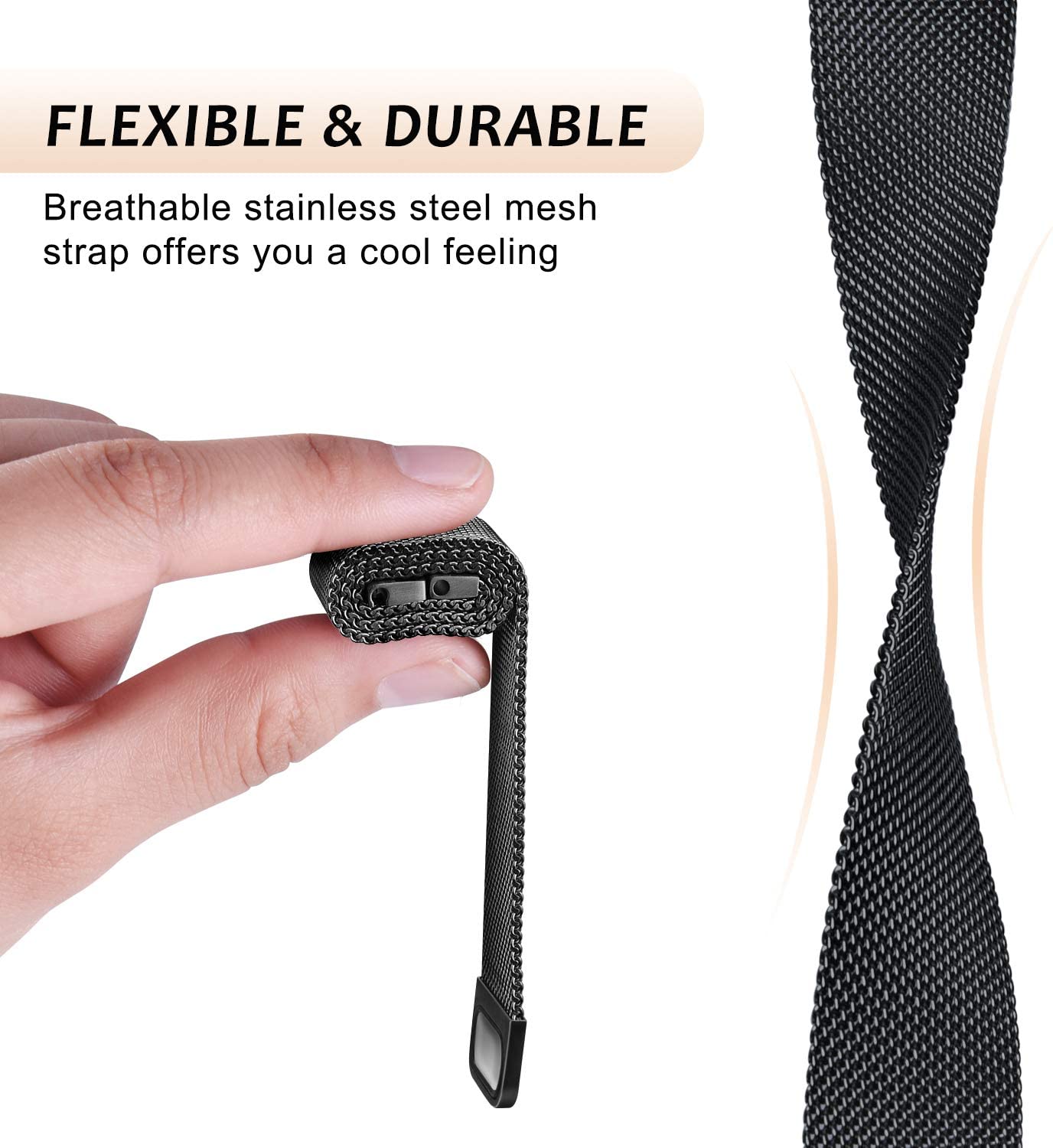 Milanese Loop strap for Fitbit - Milanese Loop Magnetic avaliação e preço